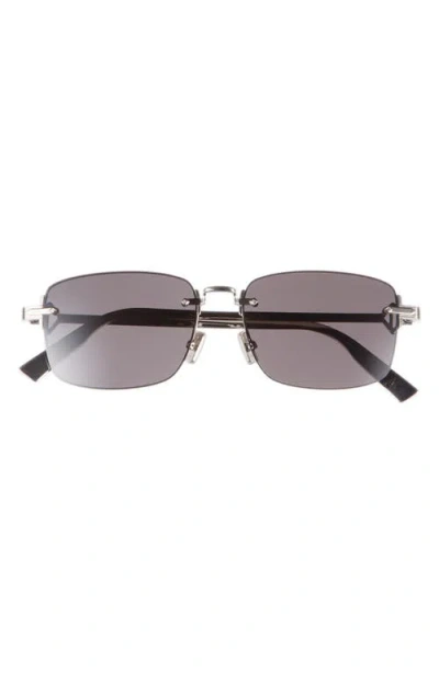 Dior 'cd Diamond S11u Rectangle Sunglasses In Gray