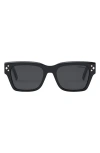 Dior Cd Diamond S6i Sunglasses In Black