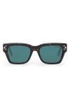 Dior Cd Diamond S2i 54mm Square Sunglasses In Havana/other/blue