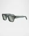 Dior Cd Diamond S2i Sunglasses In Grey/other/smoke Mirror