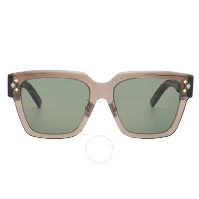 Dior Cd Diamond S3f Brown Square Men's Sunglasses Dm40084f 45e 55