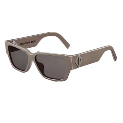 Dior Cd Diamond S5f Square Men's Sunglasses Dm40109f 57j 60 In ["beige"]