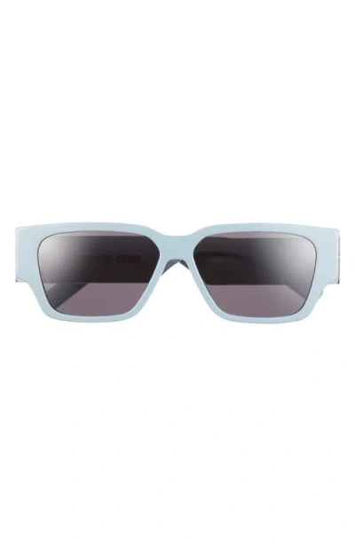 Dior Cd Diamond S5i 56mm Geometric Sunglasses In Blue