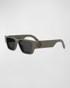 Dior Cd Diamond S5i Sunglasses In Shiny Beige Roviex