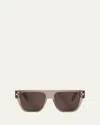 Dior Cd Diamond S6i Sunglasses In Shiny Pink / Brown