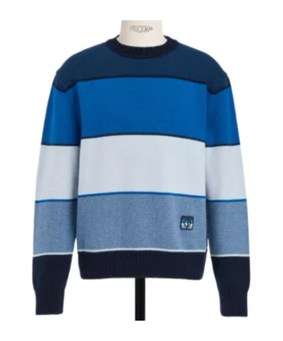 Dior Cd Diamond Sweater In Blue
