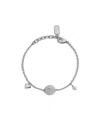 Dior Cd Disco Bracelet In Silver