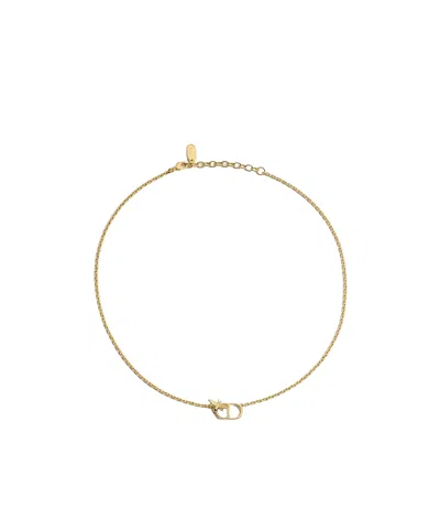 Dior Cd Garden Necklace In Gold