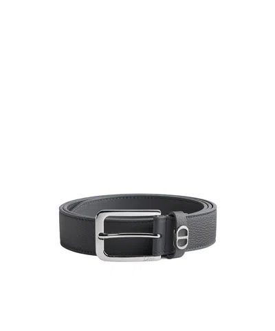 Dior Cd Icon Belt In Black
