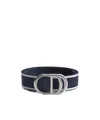 Dior Cd Icon Belt In Blue