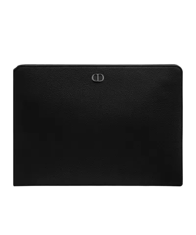 Dior Cd Icon Clutch In Black