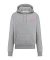 Dior Cd Icon Hooded Hoodie In Gray