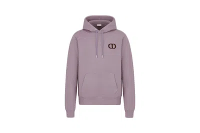 Pre-owned Dior Cd Icon Hooded Sweatshirt Mauve