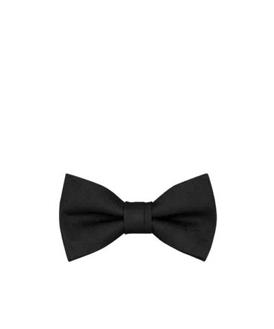 Dior Cd Icon, Lily Of The Valley Bow Tie In Black