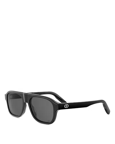 Dior Cd Icon Pilot Sunglasses, 55mm In Blue