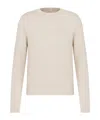 Dior Cd Icon Round-neck Sweater In White