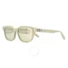 Dior Cd Icon S1f Smoke Mirror Square Men's Sunglasses Dm40122f 57c 56