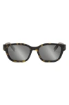 Dior Cd Icon S1i 54mm Mirrored Geometric Sunglasses In Multi
