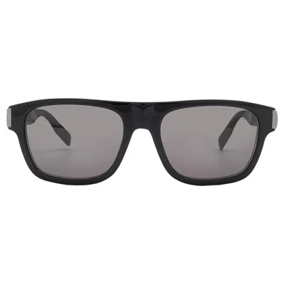 Dior Cd Icon S3f Smoke Rectangular Men's Sunglasses Dm40131f 01a 57 In Black