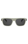 Dior Cd Icon S3i 55mm Square Sunglasses In Black