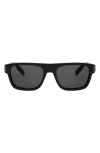 Dior Cd Icon S3i 55mm Square Sunglasses In Black