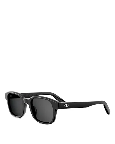 Dior Cd Icon Square Sunglasses, 51mm In Black