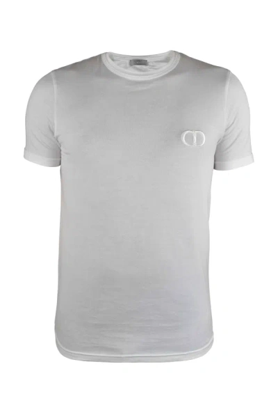 Dior Men Cd Icon T-shirt In White