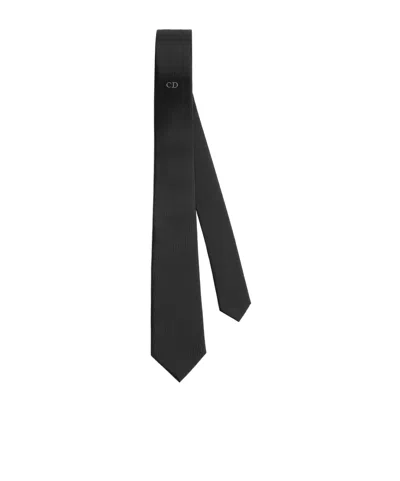 Dior Cd Icon Tie In Black