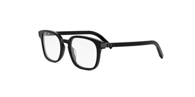 Dior Cd Icono S4i Demo Square Men's Eyeglasses Dm50093i 001 53 In Black