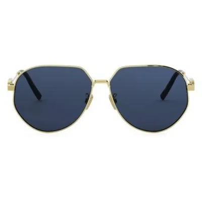 Dior Cd Link A1u Blue Pilot Men's Sunglasses Dm40026 10v 61