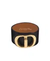 Dior Cd Logo Bracelet In Black
