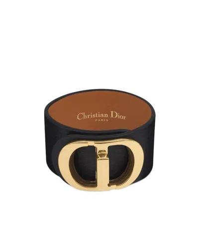 Dior Cd Logo Bracelet In Black