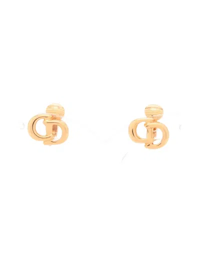Pre-owned Dior Cd-logo Clasp Earrings