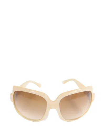 Pre-owned Dior Cd Logo-detail Sunglasses In Neutral