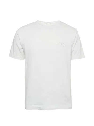 Pre-owned Dior Cd Logo-embroidered T-shirt In White