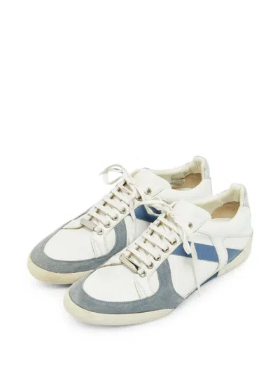Pre-owned Dior Cd Panelled Sneakers In White