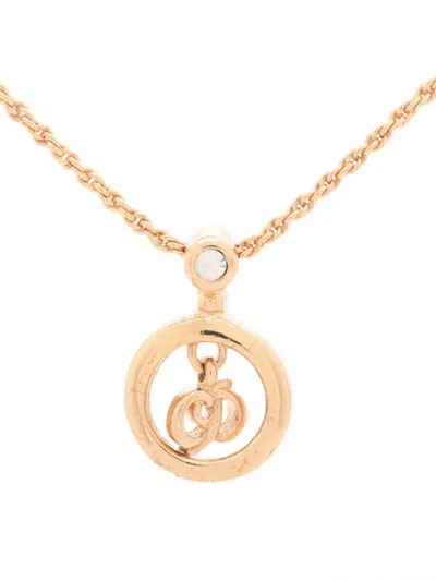Pre-owned Dior Cd-pendant Necklace