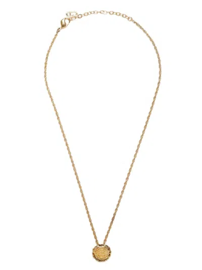 Pre-owned Dior Cd Pendant Necklace In Gold
