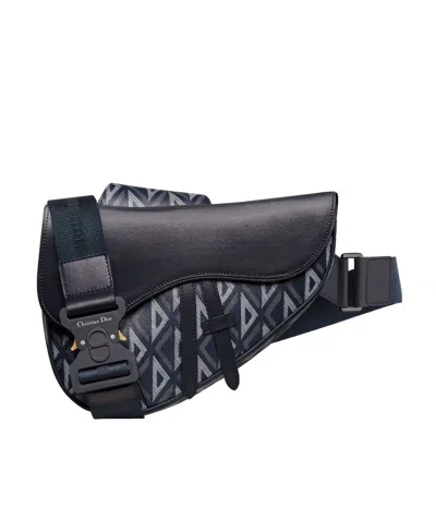 Dior Cd Saddle Bag In Black