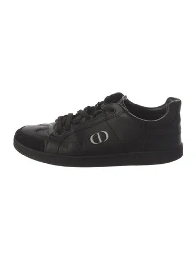 Pre-owned Dior Cd Sneakers In Black