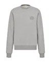 Dior Logo Sweater In Gray