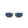 Dior Full Frame Sunglasses In 10v - Yellow