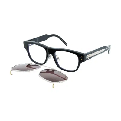 Dior Cddiamondos10f10bb Magnetic Clip-on Sunglasses In Black