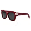 Dior S1i Square Sunglasses, 52mm