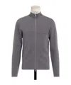 Dior Cdicon Zipped Sweater In Gray