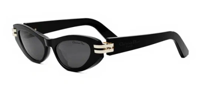 Dior C B1u Grey Cat Eye Ladies Sunglasses Cd40142u 01a 50 In ["grey","black"]