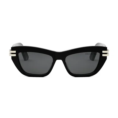 Dior C B2u 10a0 Black Sunglasses In Nero