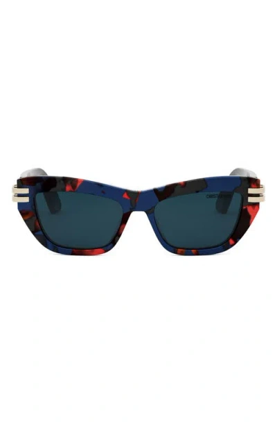 DIOR CDIOR B2U 52MM BUTTERFLY SUNGLASSES