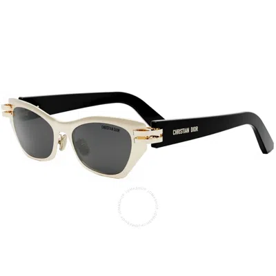 Dior C B3u Smoke Cat Eye Ladies Sunglasses Cd40143u 10a 53 In Black