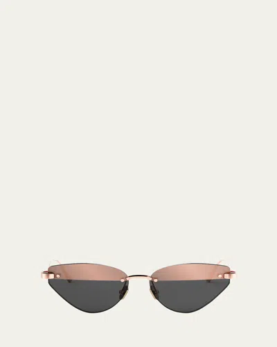 DIOR CDIOR B5U METAL CAT-EYE SUNGLASSES